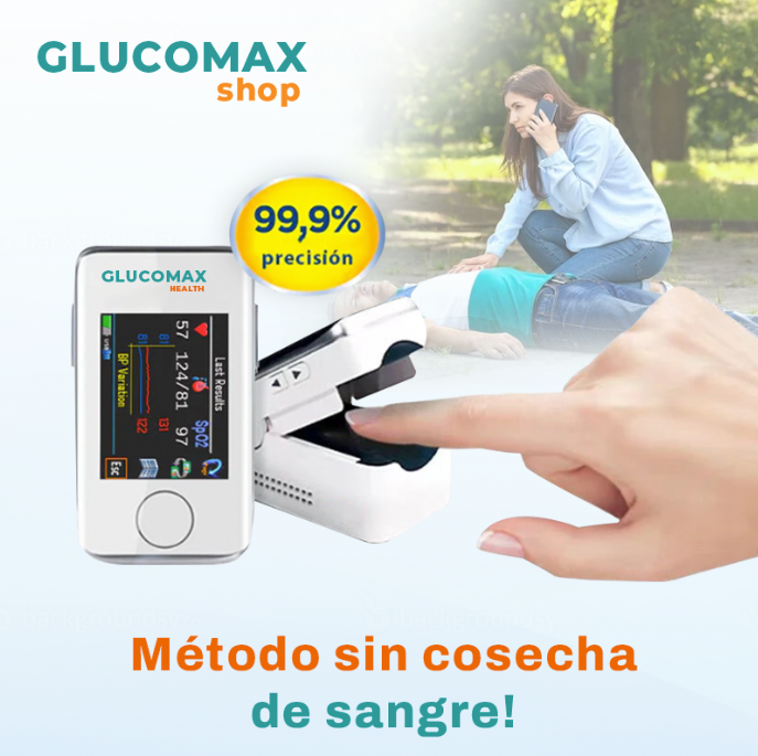 Medidor  No Invasivo GlucoMax [PRECISIÓN DEL 99,9%]Láser