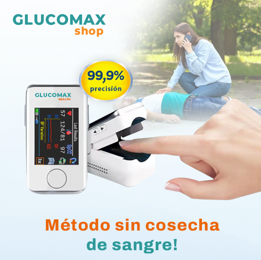 Medidor  No Invasivo GlucoMax [PRECISIÓN DEL 99,9%]Láser